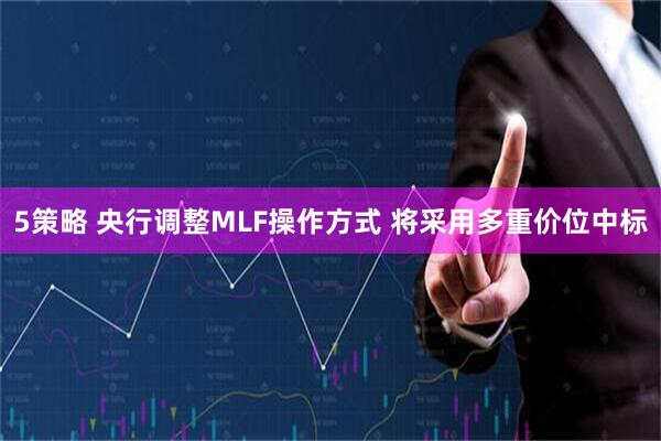 5策略 央行调整MLF操作方式 将采用多重价位中标